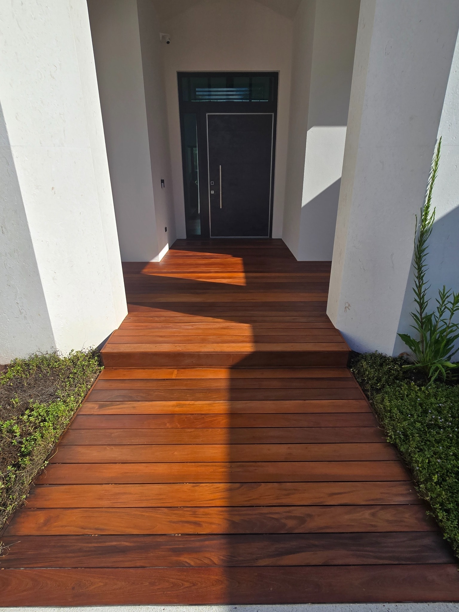 Ipe front entry steps